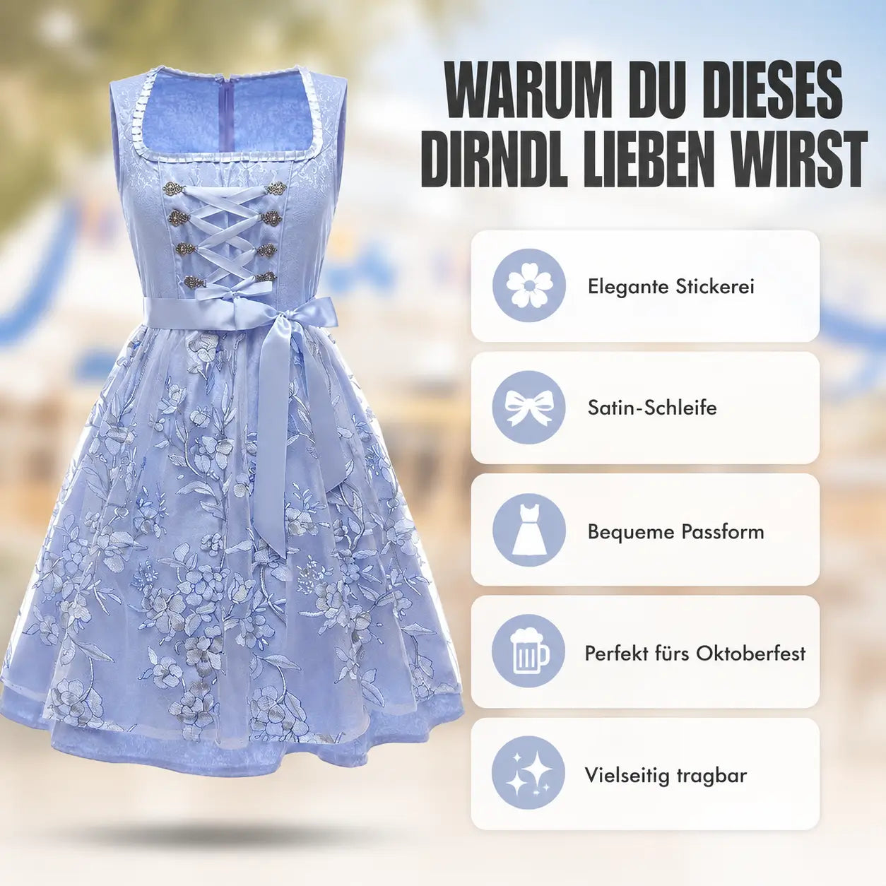 Oktoberfest Dirndl Vorteile