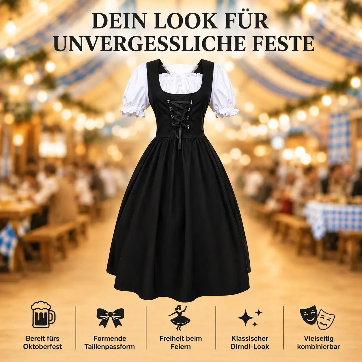 Oktoberfest Dirndl Vorteile
