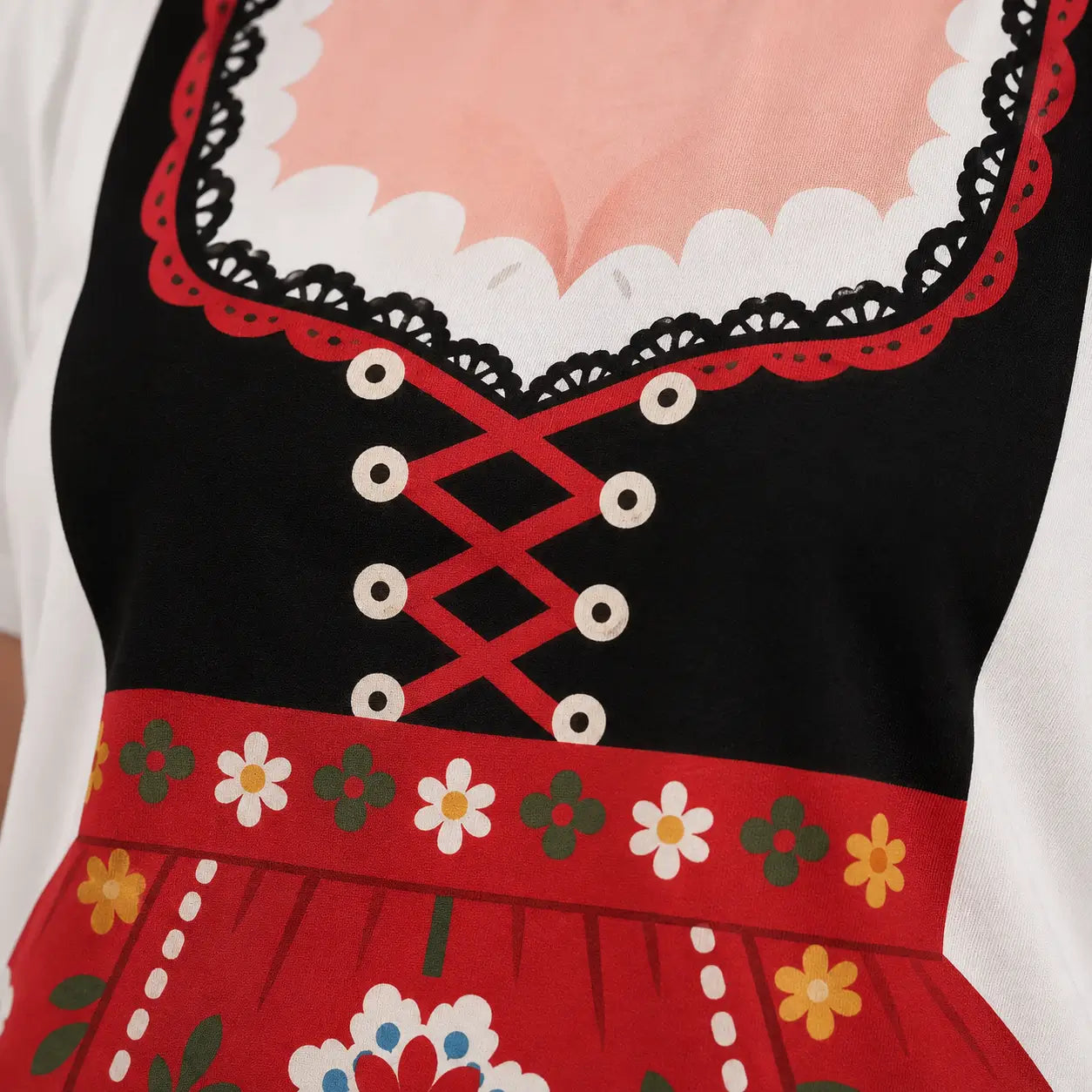 Oktoberfest T-Shirt Detailaufnahme