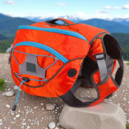 Hundegeschirr mit Rucksack | wasserfest & ideal für Outdoor