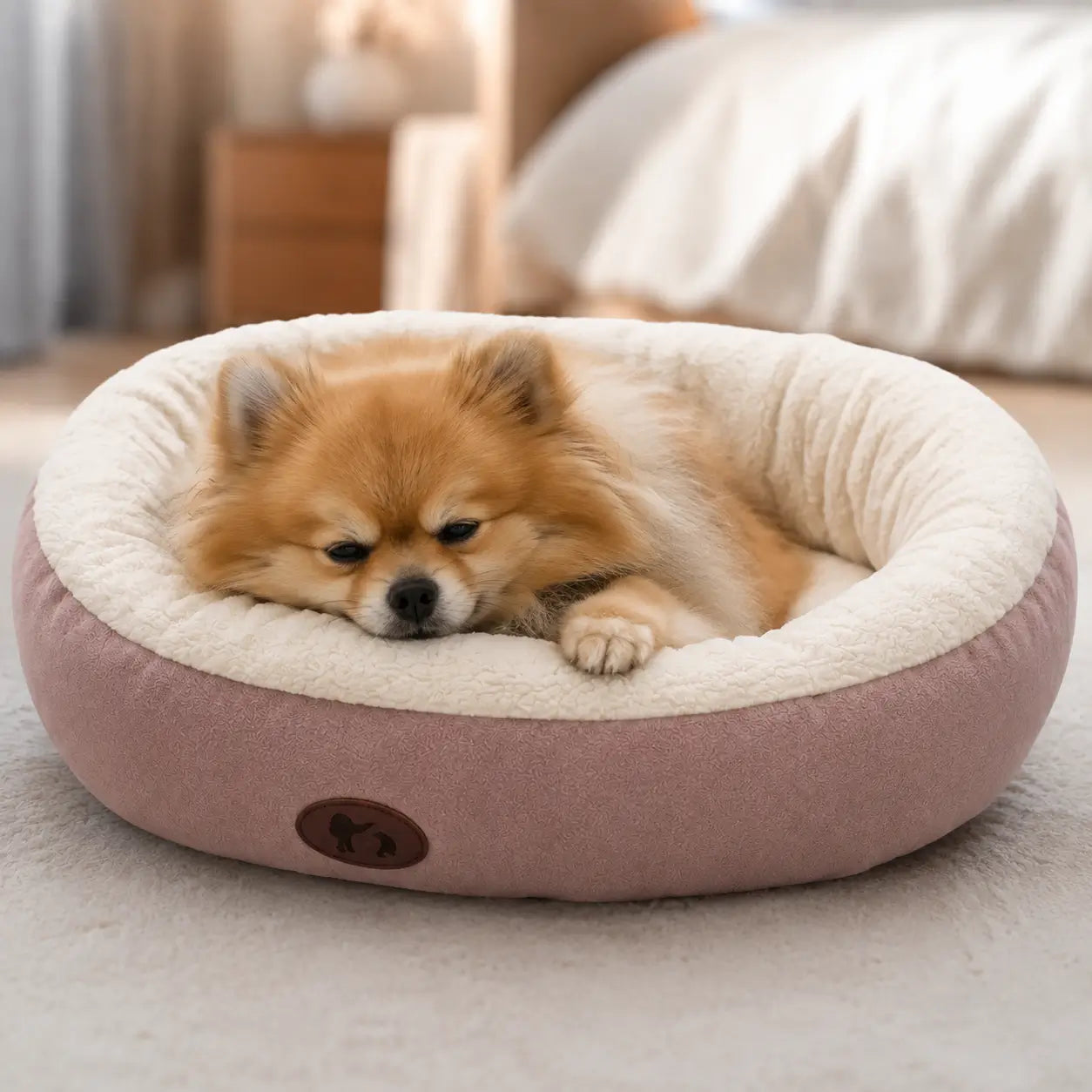 Ovales Hundebett Lifestyle-Bild