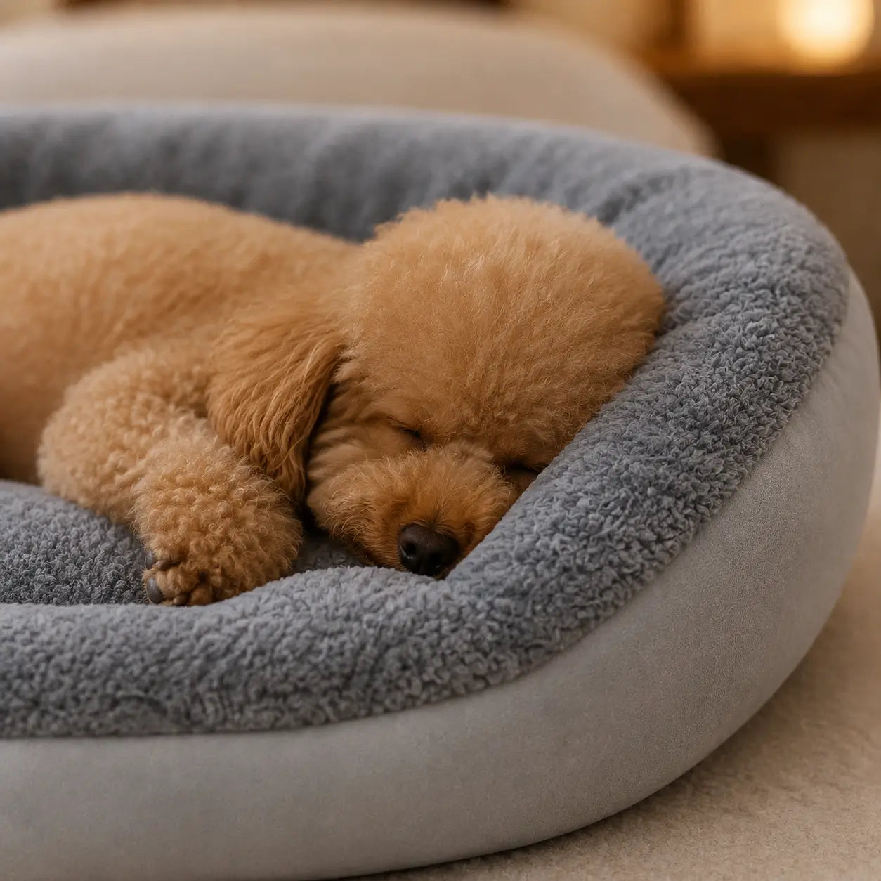 Ovales Hundebett Lifestyle-Bild