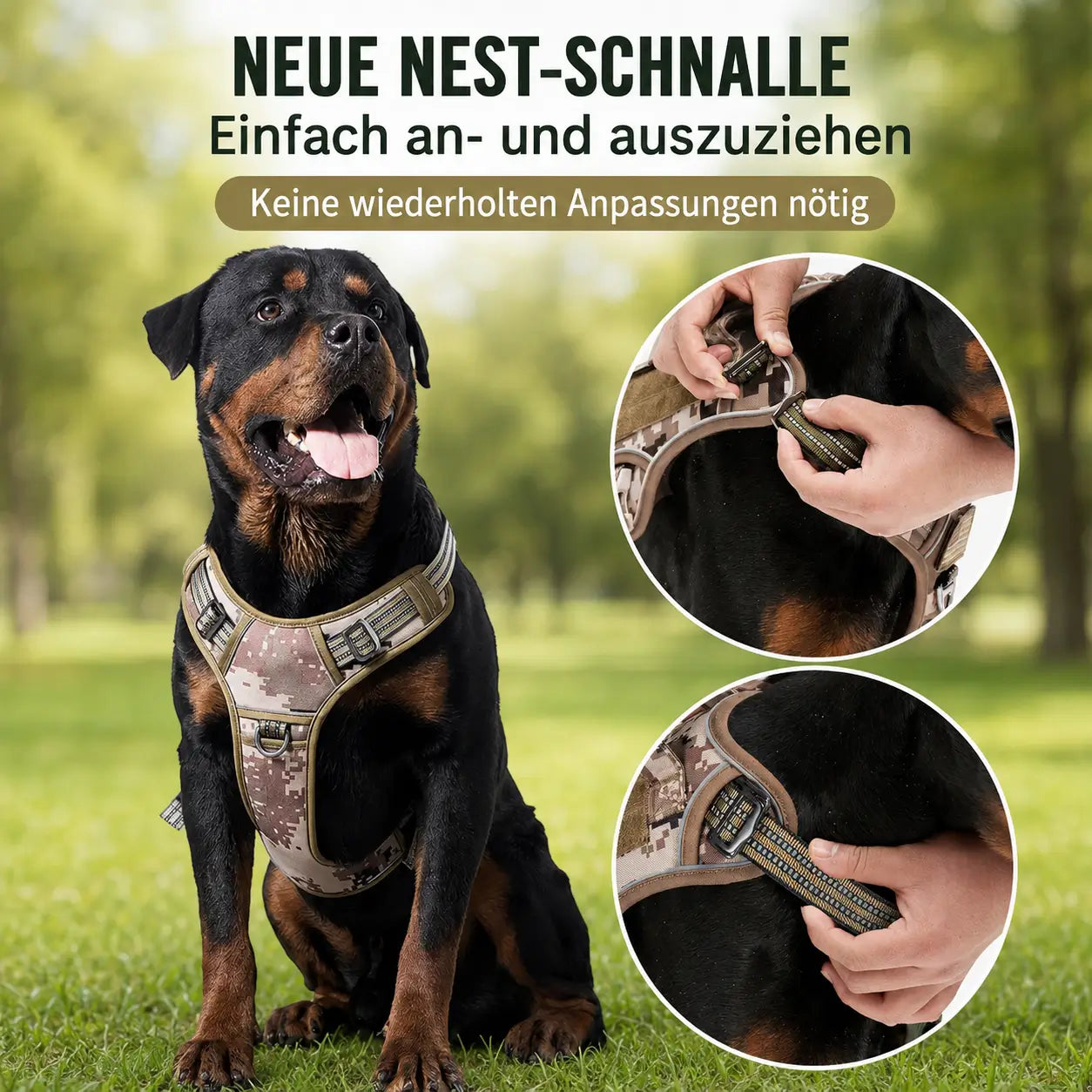 Hundegeschirr Funktionsübersicht 