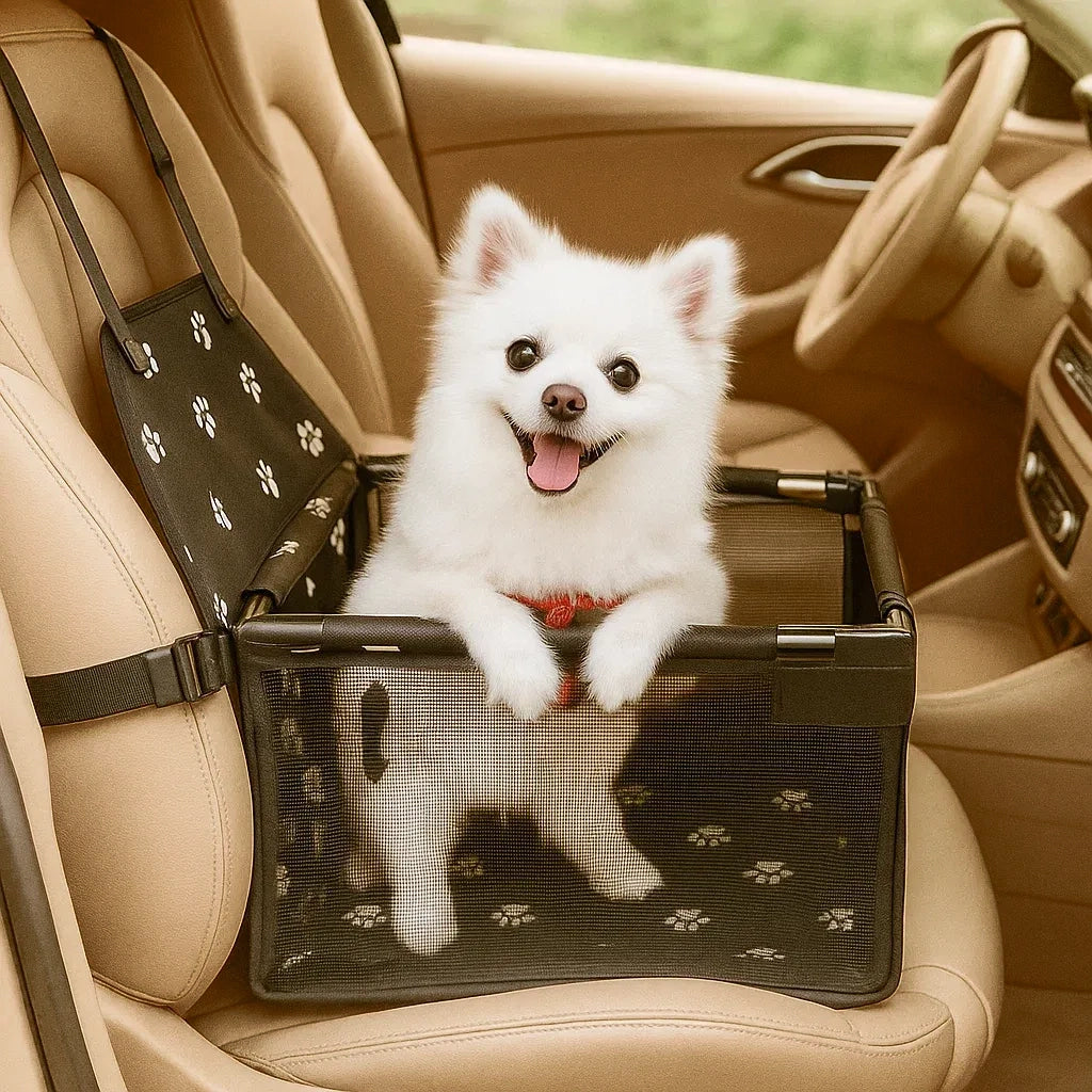 Hunde Autositz Erhöht | Sicherer & Bequemer Reisesitz für Kleine Hunde