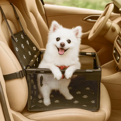 Hunde Autositz Erhöht | Sicherer & Bequemer Reisesitz für Kleine Hunde