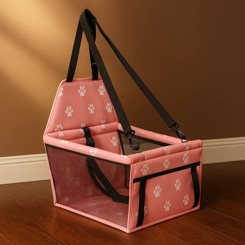 Hunde Autositz Erhöht | Sicherer & Bequemer Reisesitz für Kleine Hunde