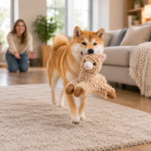 Plüsch Hundespielzeug Alpaka | Leises Kuscheltier für Hunde