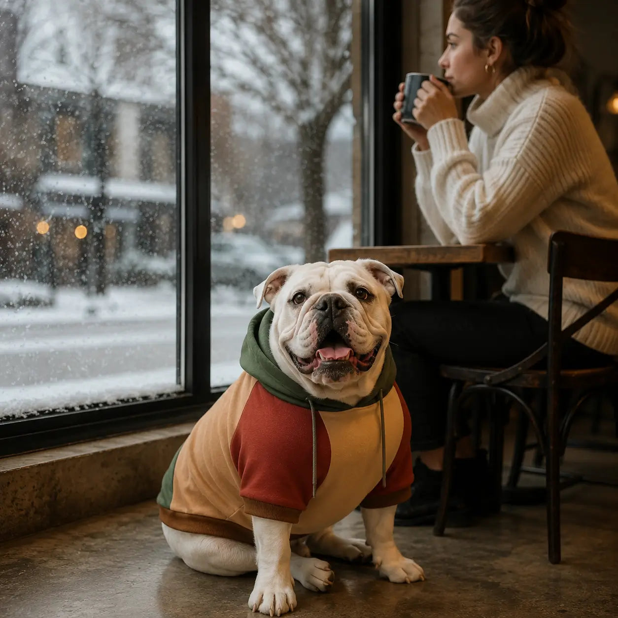 Pullover Hund Lifestyle-Bild