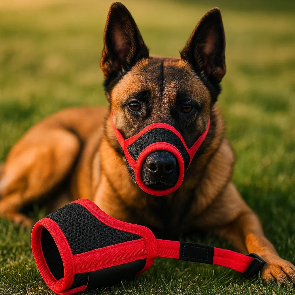 Hundemaulkorb Atmungsaktiv | Sicherer & Bequemer Maulkorb für Hunde