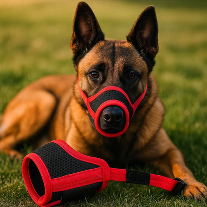 Hundemaulkorb Atmungsaktiv | Sicherer & Bequemer Maulkorb für Hunde