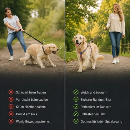 Reflektierendes Hundegeschirr Verstellbar für Outdoor & Alltag