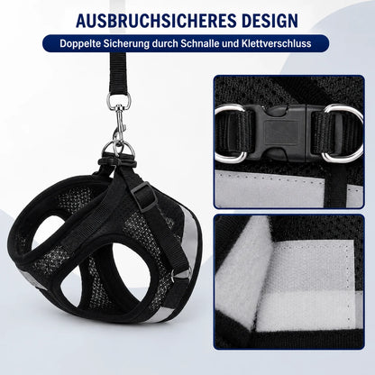 Reflektierendes_Hundegeschirr Materialdetails 