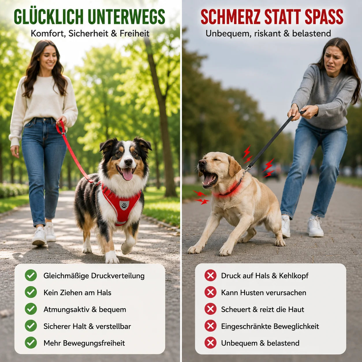 Reflektierendes_Hundegeschirr Produktvergleich 