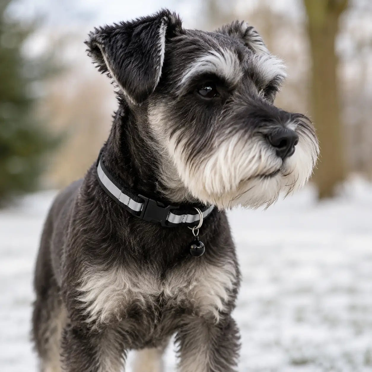 Reflektierendes Hundehalsband mit Glöckchen Lifestyle-Bild