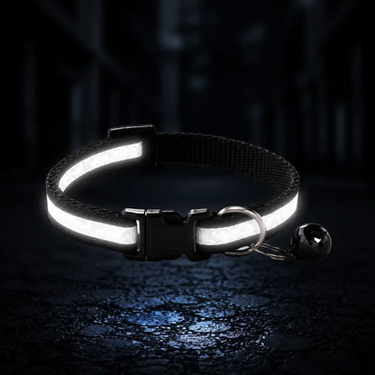 Reflektierendes Hundehalsband mit Glöckchen 