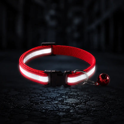 Reflektierendes Hundehalsband mit Glöckchen 