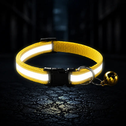Reflektierendes Hundehalsband mit Glöckchen 