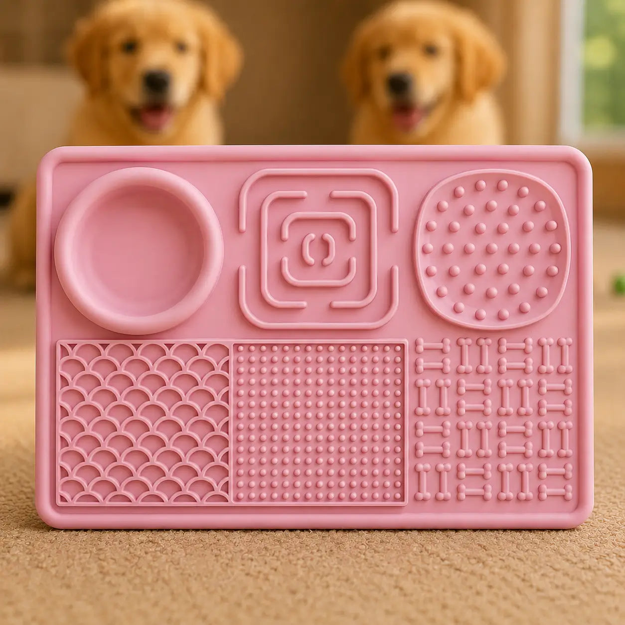Schleckmatte Variantenbild Rosa