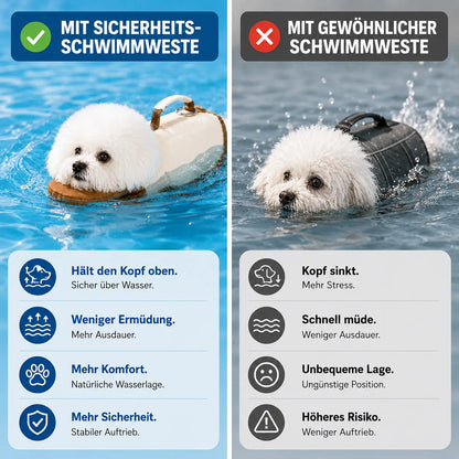 Schwimmweste_Hund Vergleich 
