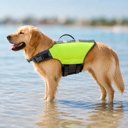 Schwimmweste_Hund Grün