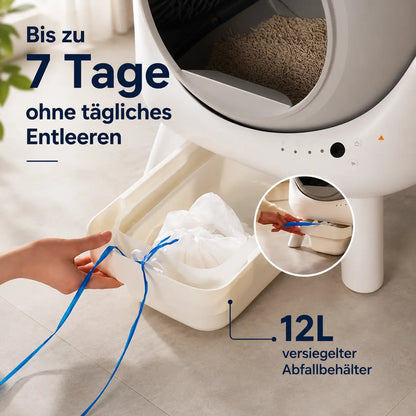 Katzentoilette Kapazität