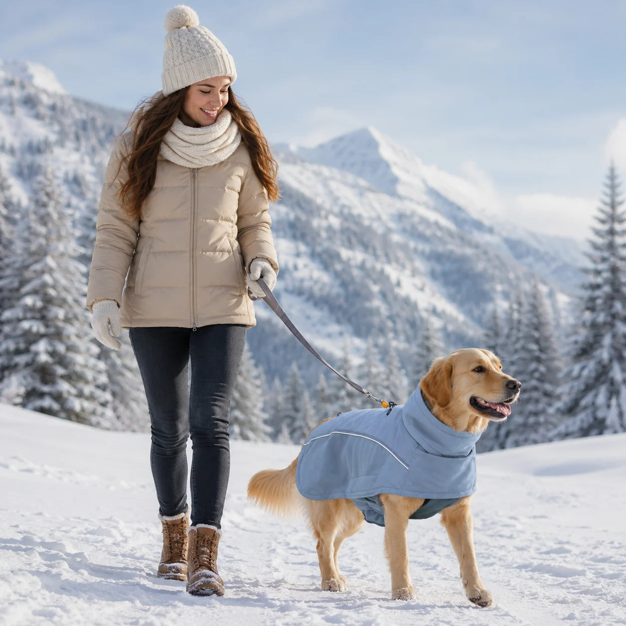 Softshell_Hundemantel Lifestyle-Bild