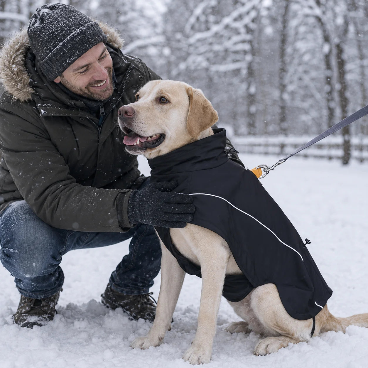Softshell_Hundemantel Lifestyle-Bild