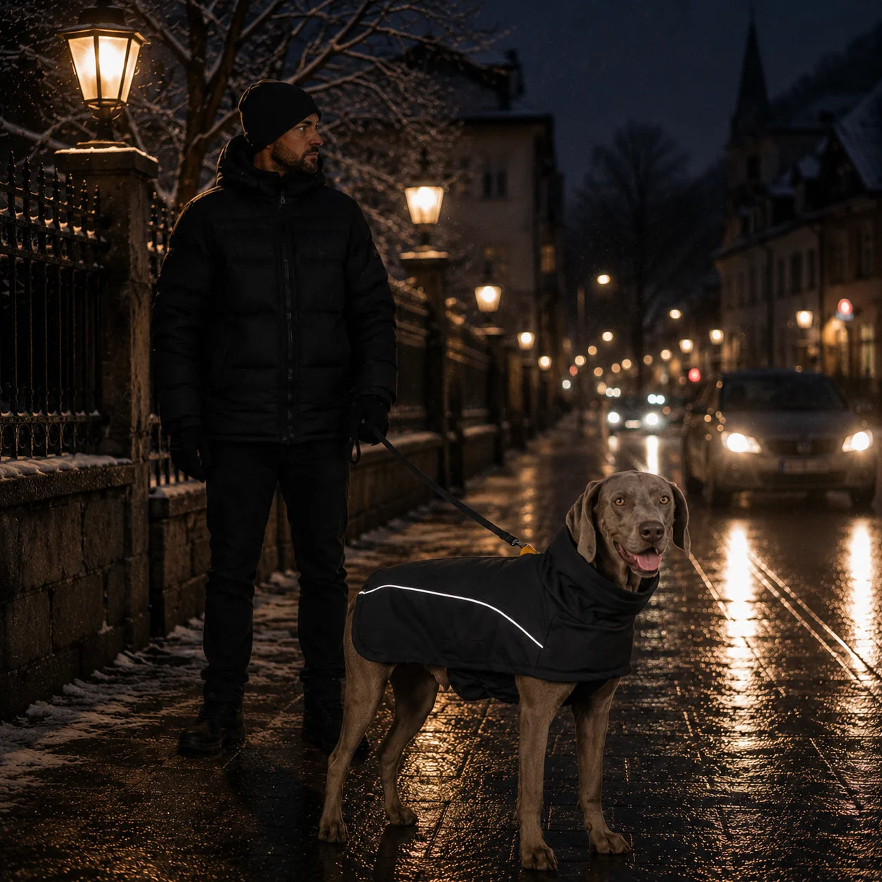Softshell_Hundemantel Lifestyle-Bild