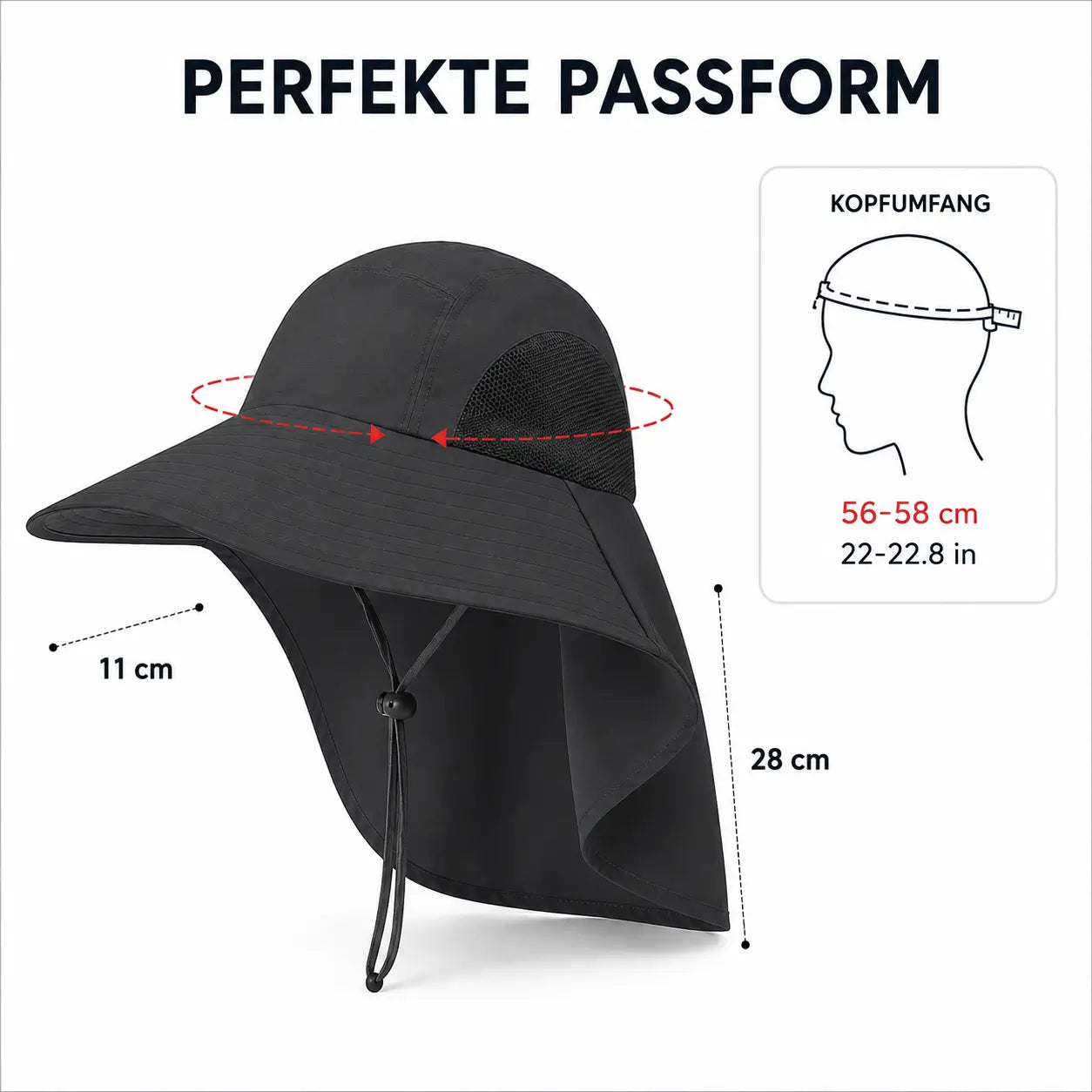 Sonnenhut_UPF_50 Größenübersicht