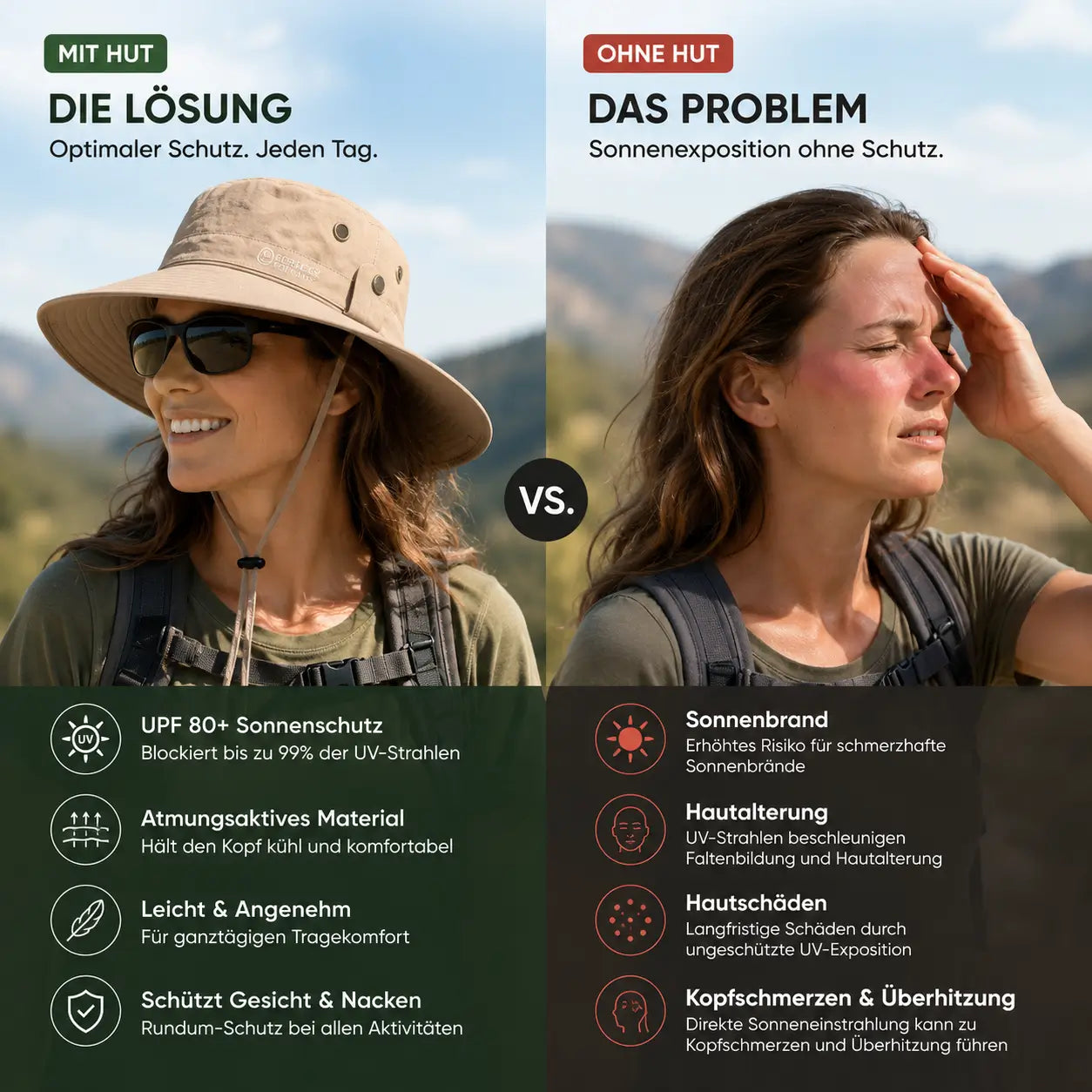 Sonnenhut Problem & Lösung
