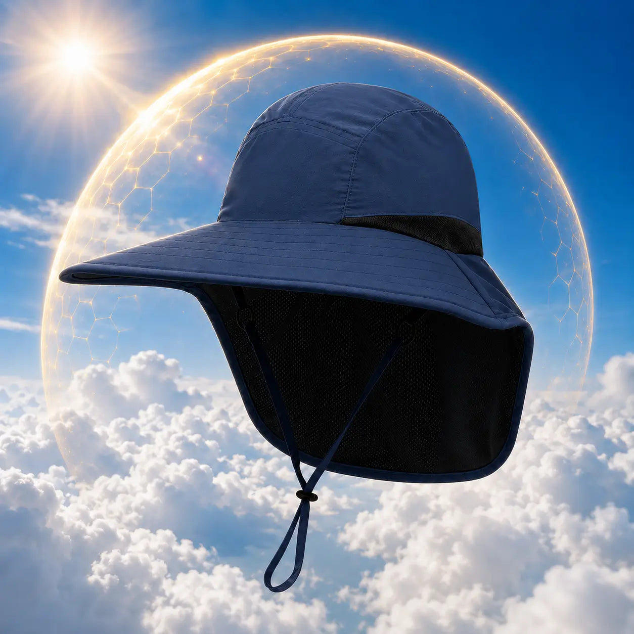 Sonnenhut mit Nackenschutz