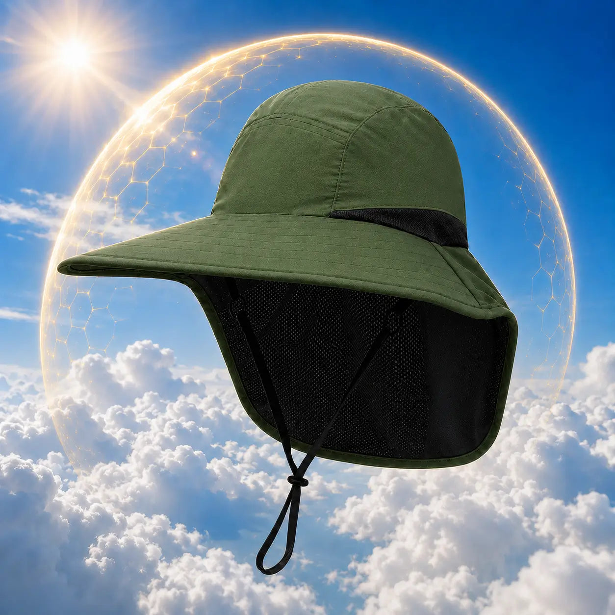 Sonnenhut mit Nackenschutz