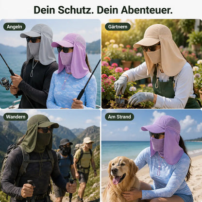 Sonnenschutz_Kappe Anwendungsszenarien 