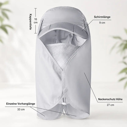 Sonnenschutz_Kappe Größenübersicht 