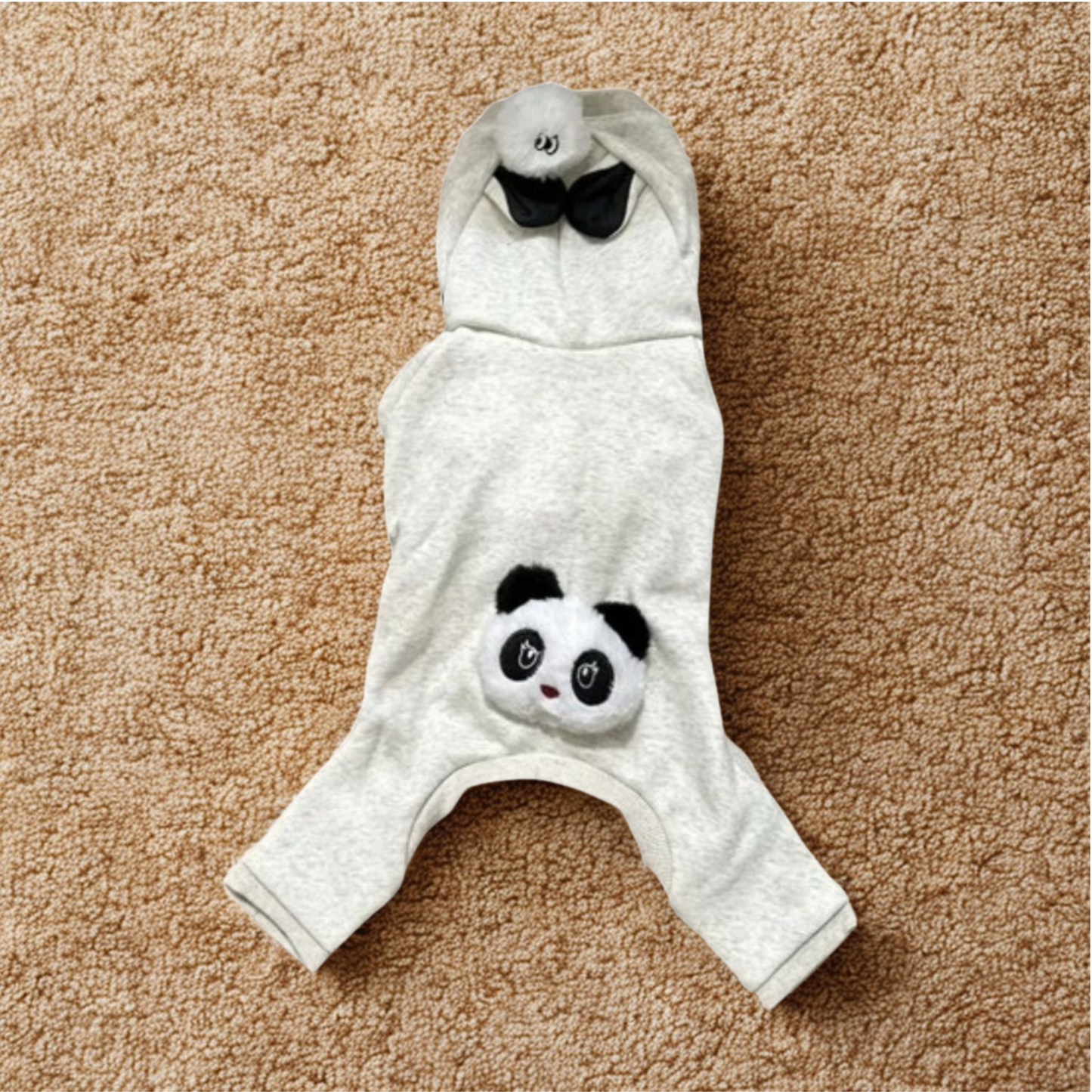 Hundemantel Panda Jumpsuit | Warm & Süß für Kalte Tage