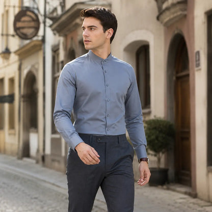 Trachtenhemd Herren Weiß | Slim Fit Hemd für Oktoberfest & Wiesn
