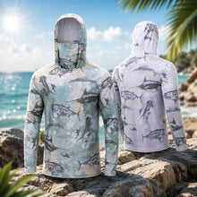 UPF 50+ Angel Hoodie Men | Longarm UV-Schutz Shirt