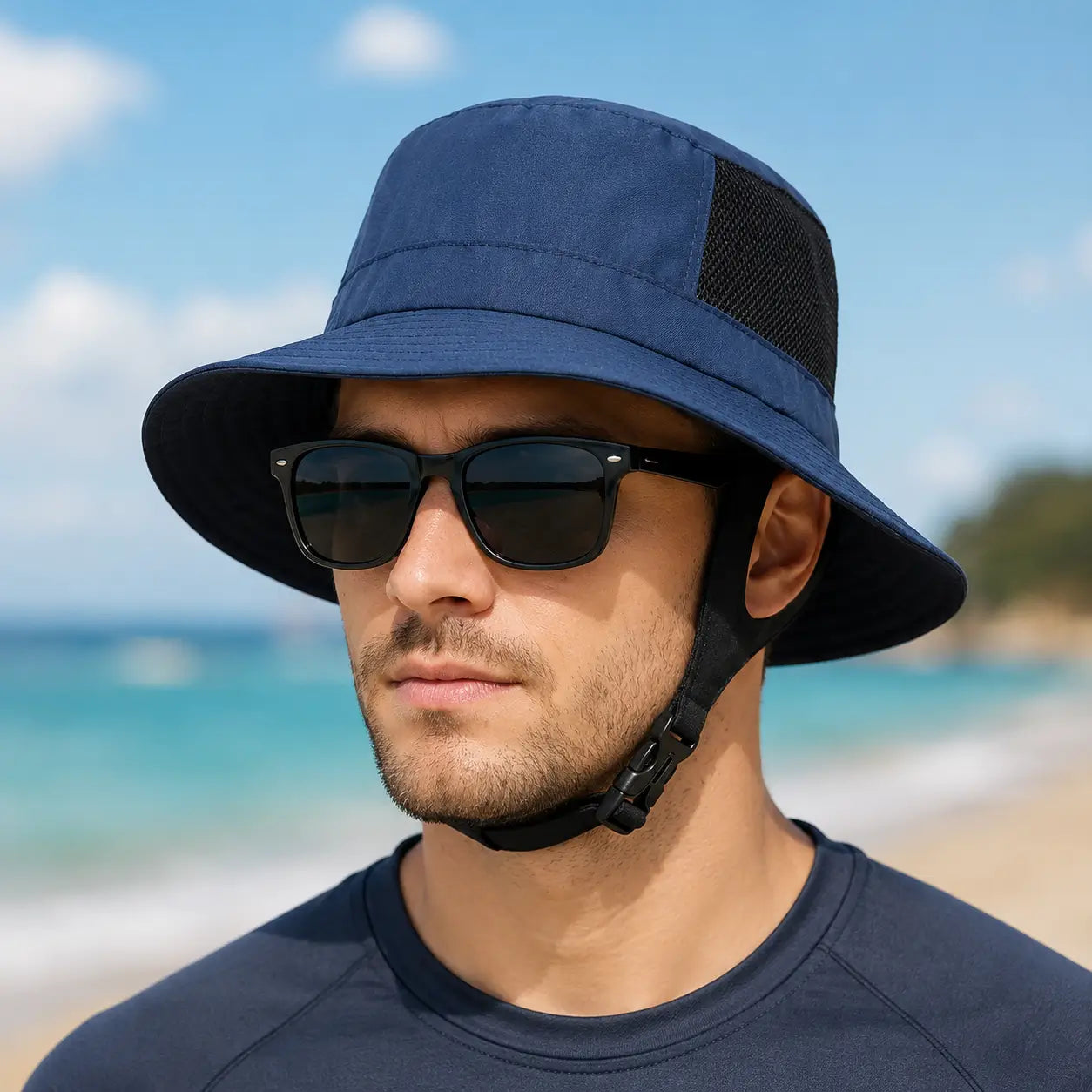 Sonnenhut Blau