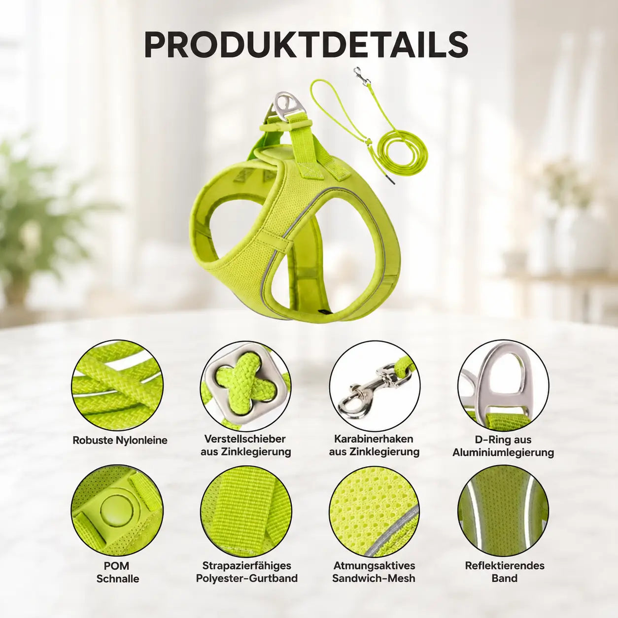Hundegeschirr Produktmerkmale 