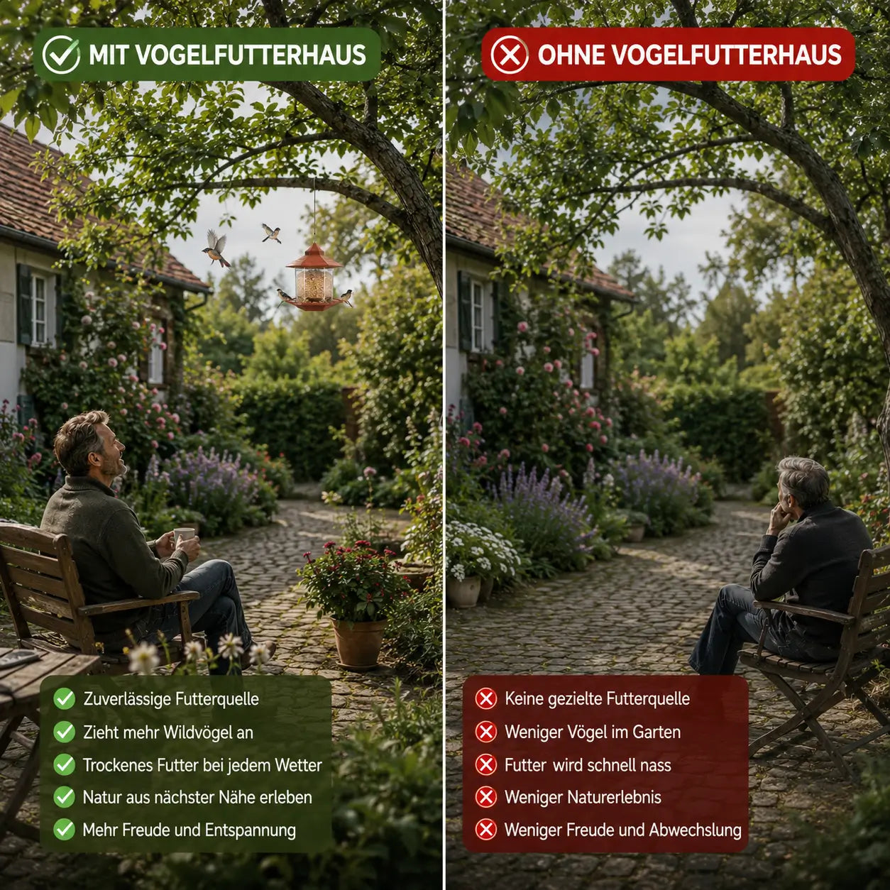 Vogelfutterhaus Problem & Lösung