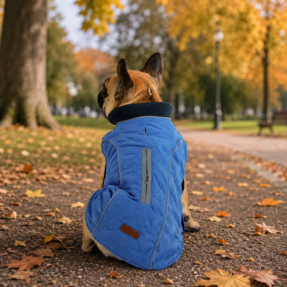Warmer Steppmantel für Hunde | Wendbar & Kuschelig für den Winter