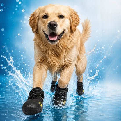 Wasserdichte Hundeschuhe | Rutschfest für Sommer & Winter
