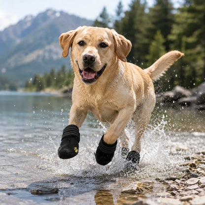 Wasserdichte Hundeschuhe | Rutschfest für Sommer & Winter
