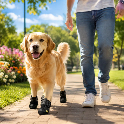 Wasserdichte Hundeschuhe | Rutschfest für Sommer & Winter