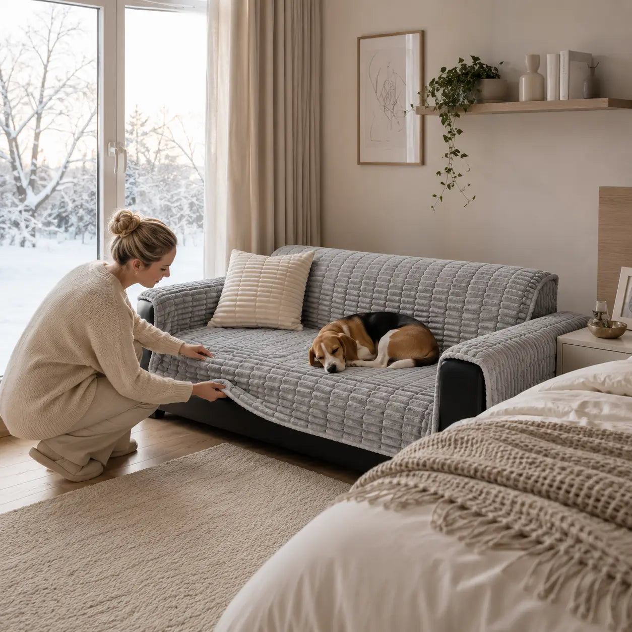 Sofaschutz für Hunde Lifestyle-Bild
