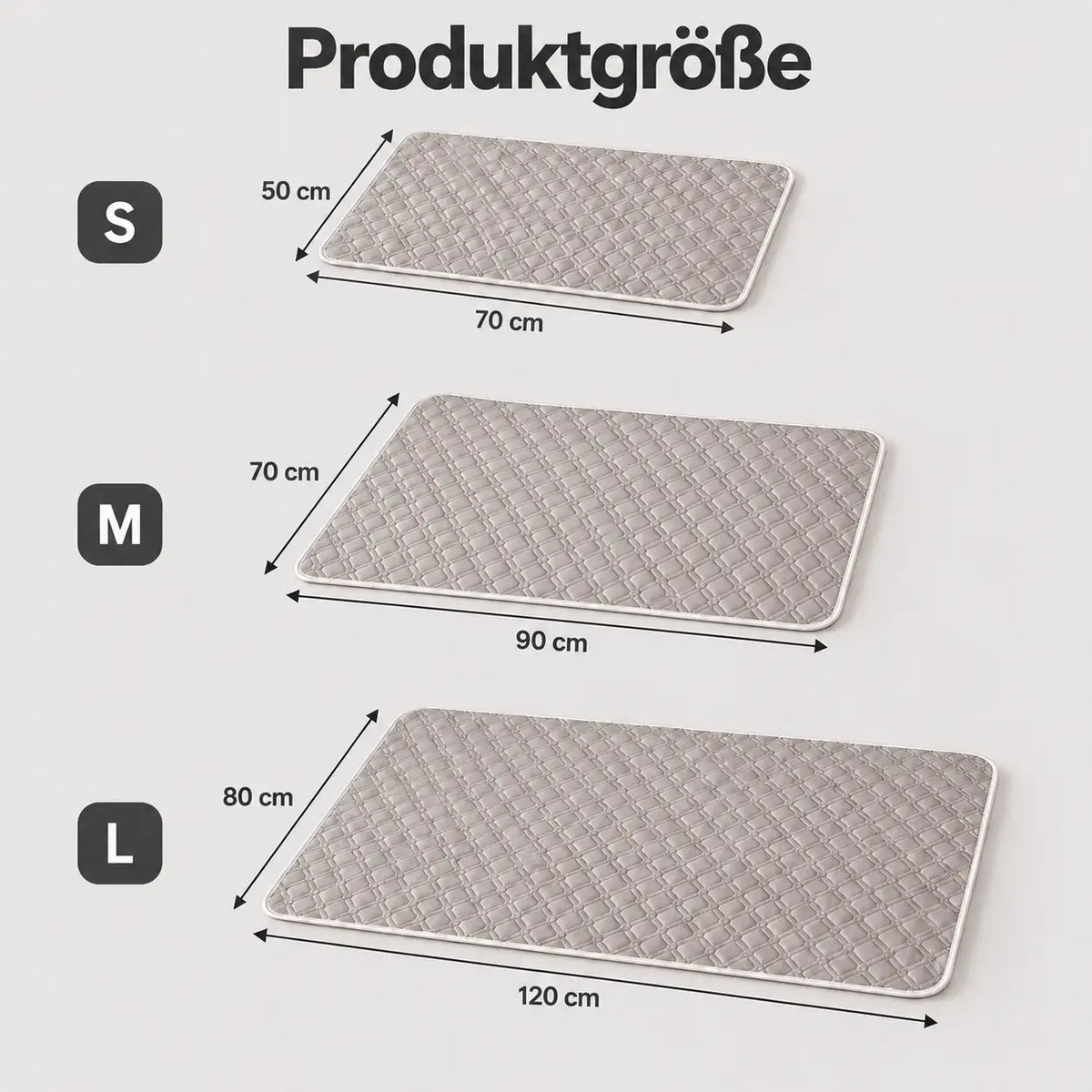 Hundematte Produktgröße