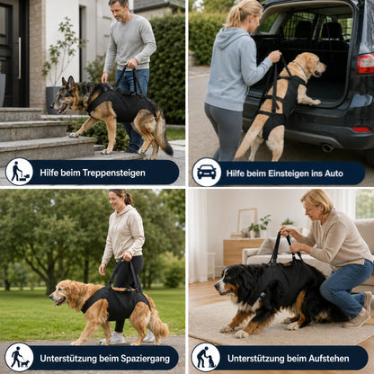 Hunde tragehilfe für große Hunde | Tragehilfe für mehr Mobilität