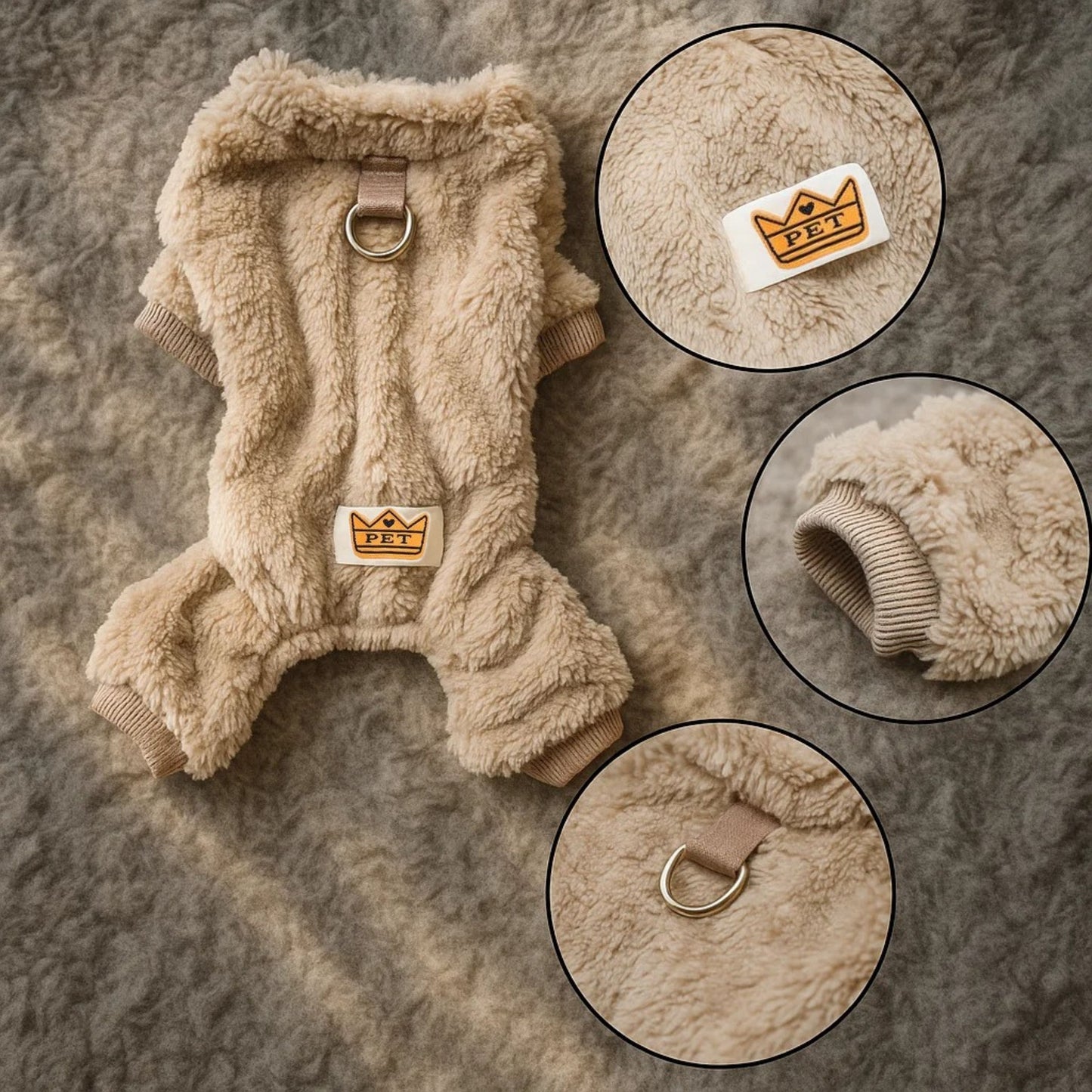 Hundemantel & Pyjama Soft | weicher & warmer Schlafanzug für Hunde