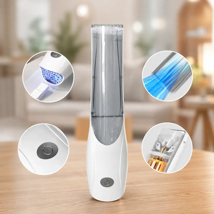 Tondeuse silencieuse pour chien avec aspiration | Sans fil pour toilettage canin