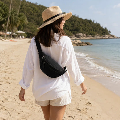 Cord Bauchtasche Damen & Herren | Verstellbare Crossbody Umhängetasche